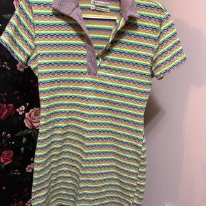 Urban Outfitters Multicolor Striped Polo